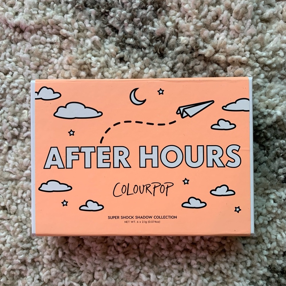 Colourpop After Hours Super Shock Shadow Collection